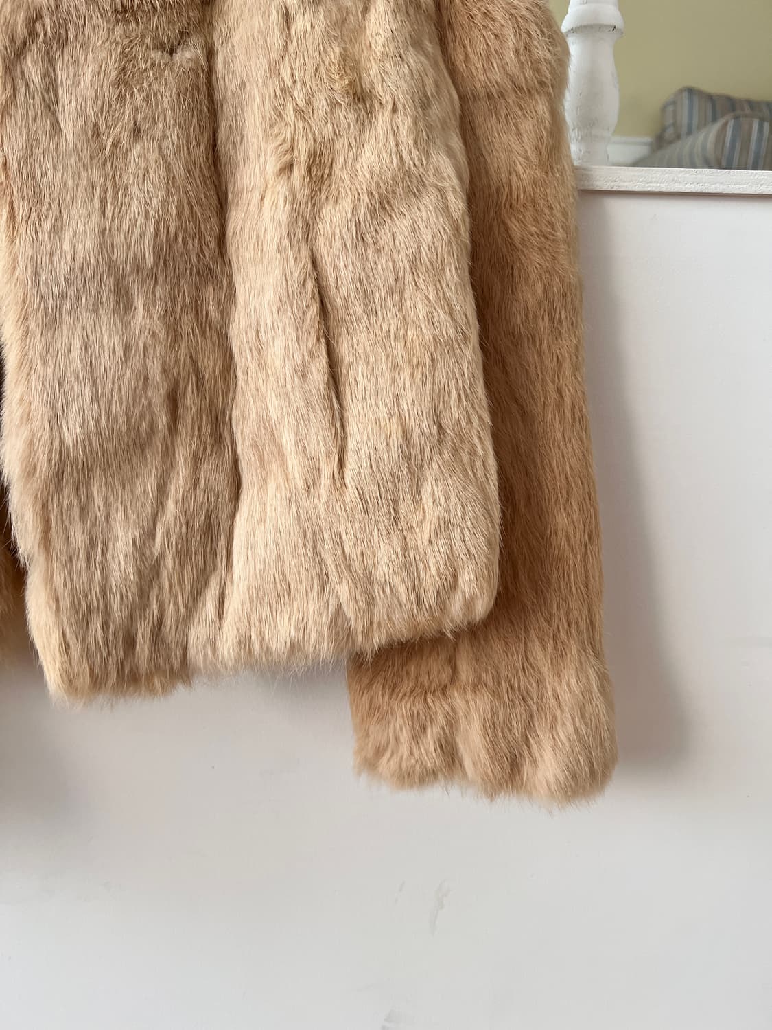 모르간 베이지 래빗퍼 재킷 상품이미지8