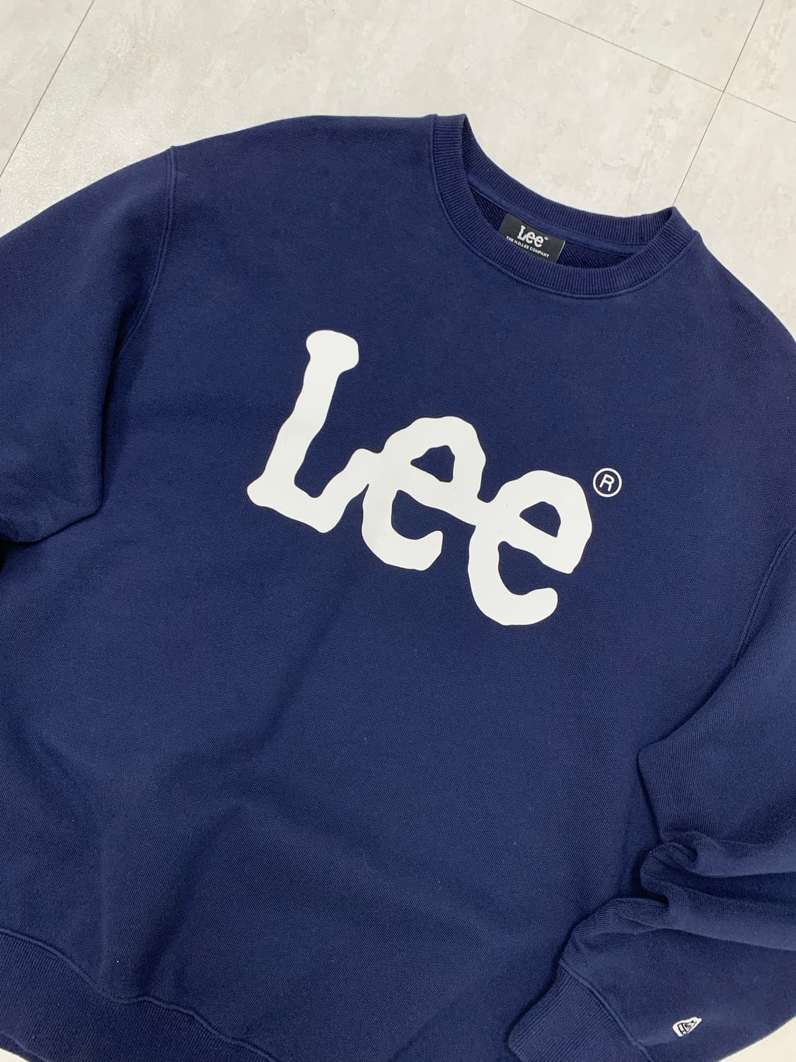 Lee 네이비 맨투맨 #617 상품이미지2