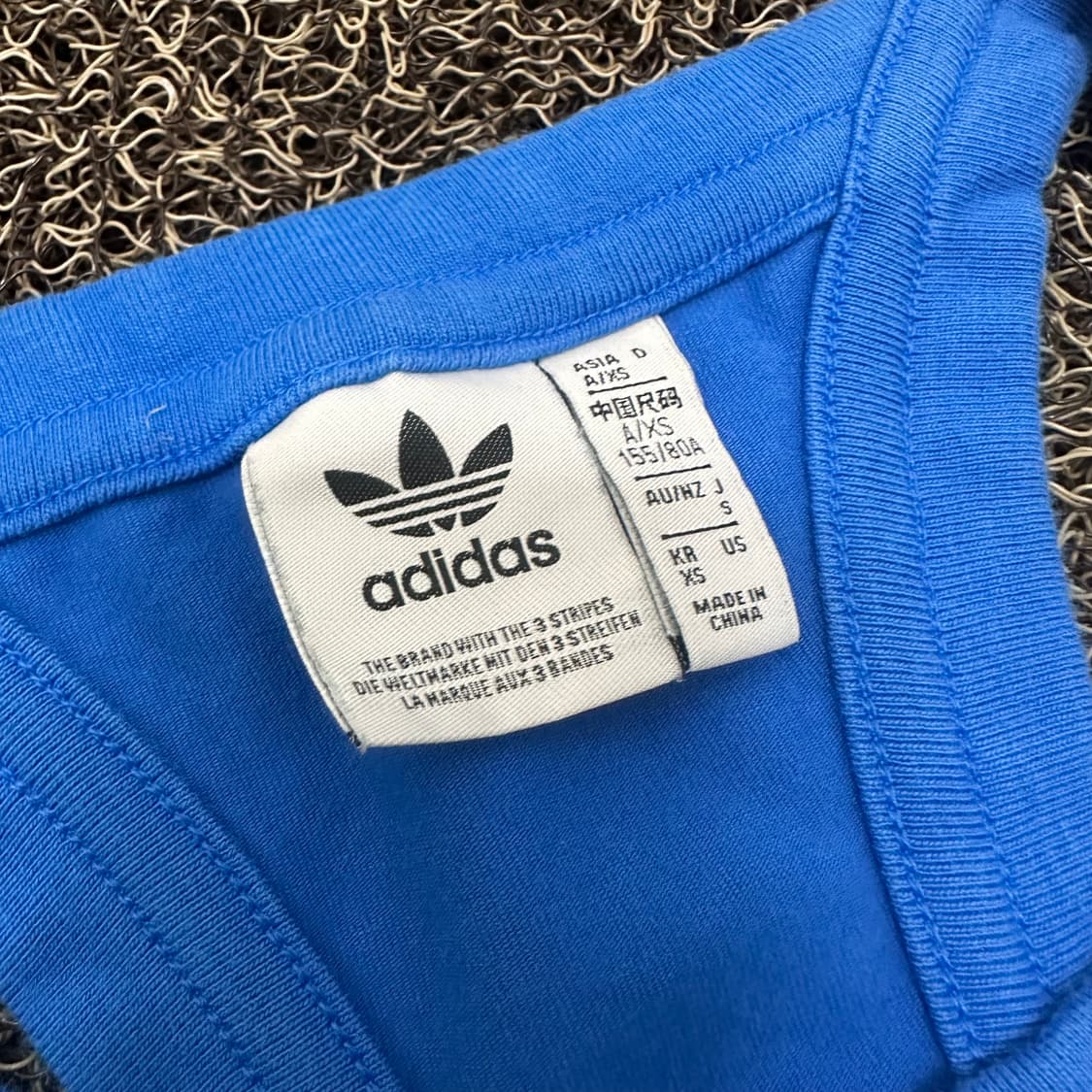 아디다스 여성 민소매 나시 블루 XS 상품이미지4