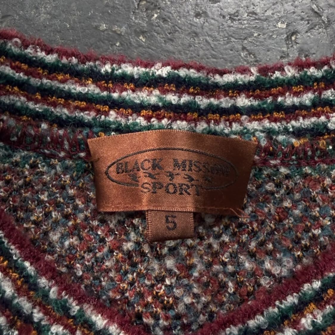 105 블랙 미쏘니 니트 상품이미지3