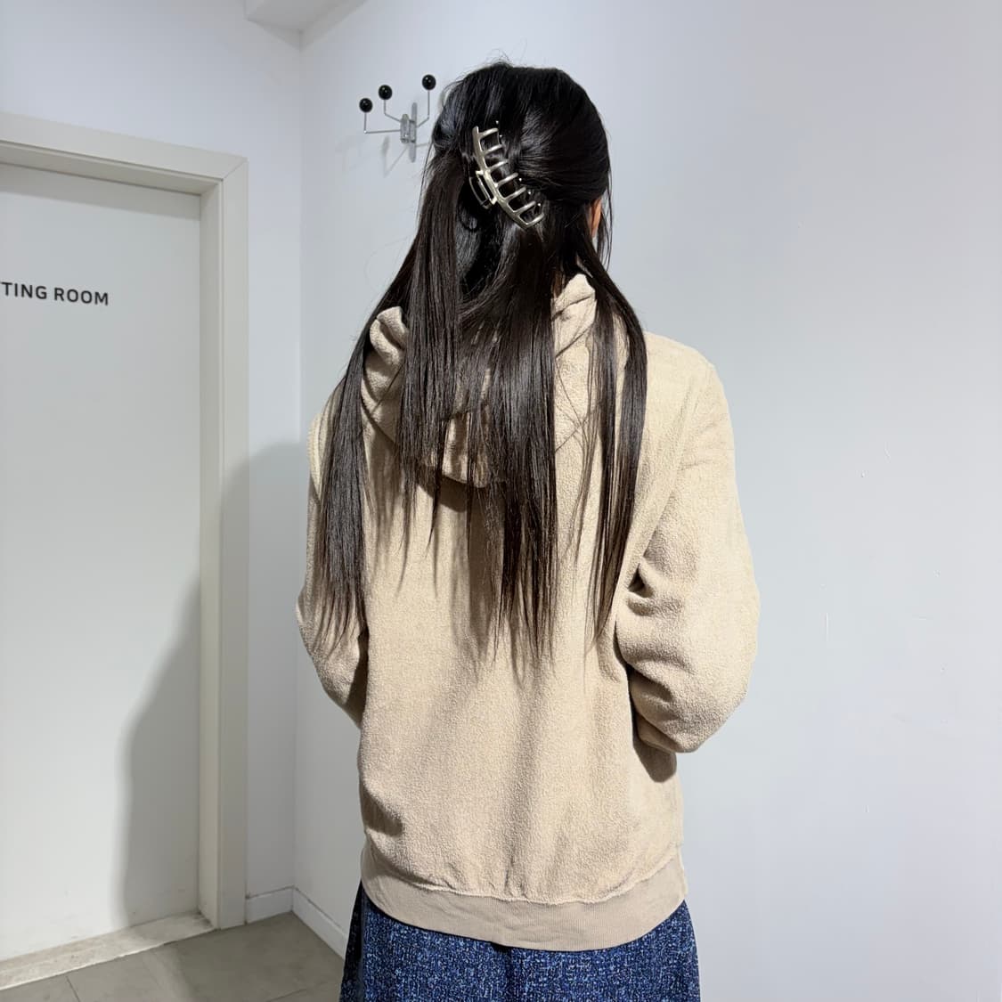 00s 베이프 원포인트 테리 후드집업 상품이미지4