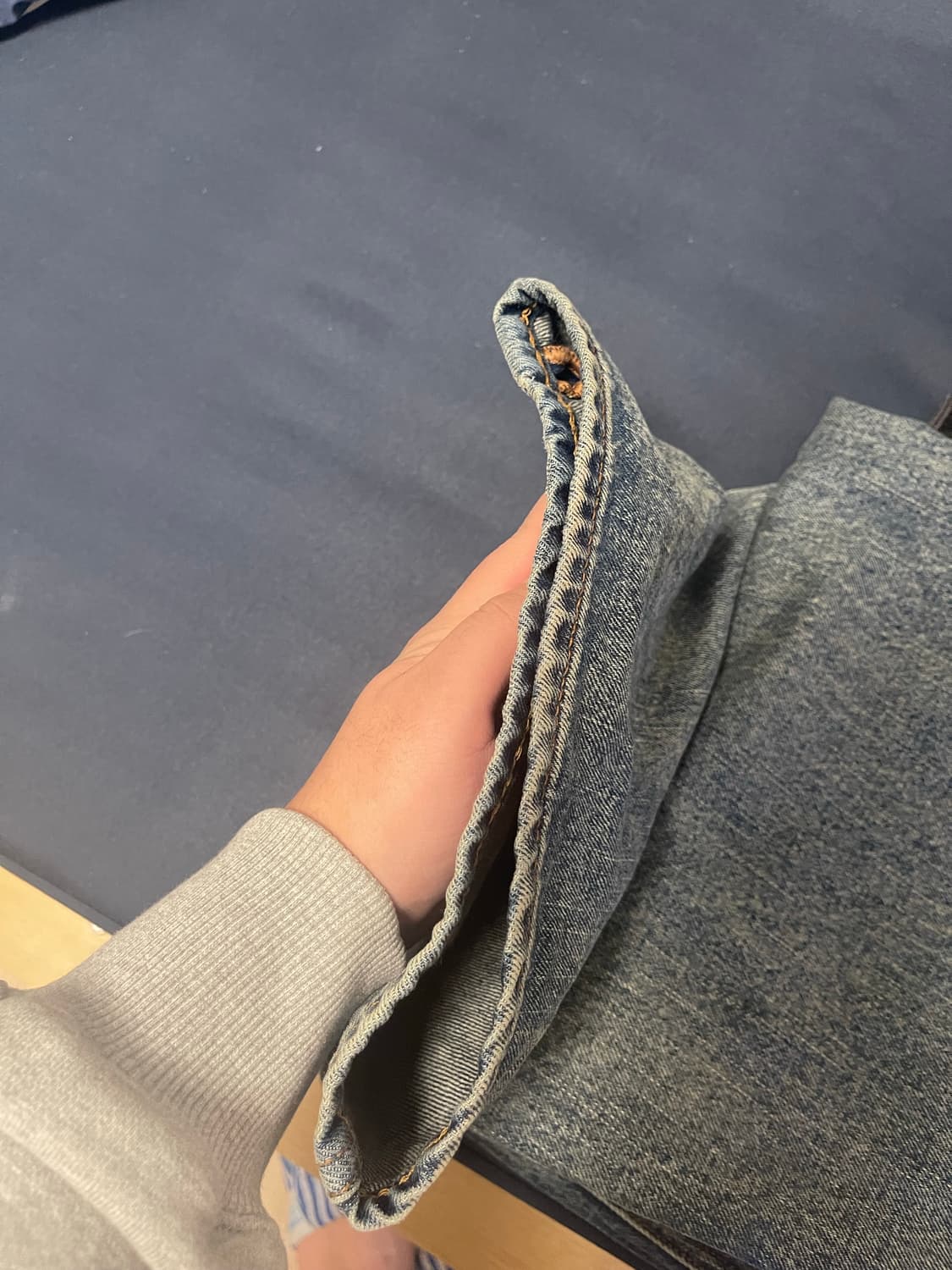 급처 가격제시 받아봄) 프로젝트 지알 레이어드 데님팬츠 3사이즈 상품이미지8