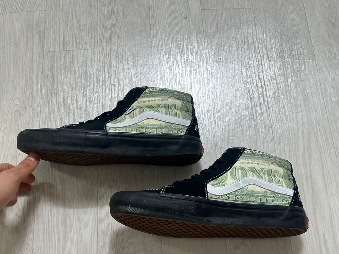 슈프림x반스스케이트 미드 상품이미지5