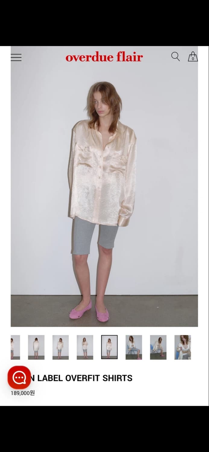 오버듀플레어 SATIN LABEL OVERFIT SHIRTS 상품이미지1