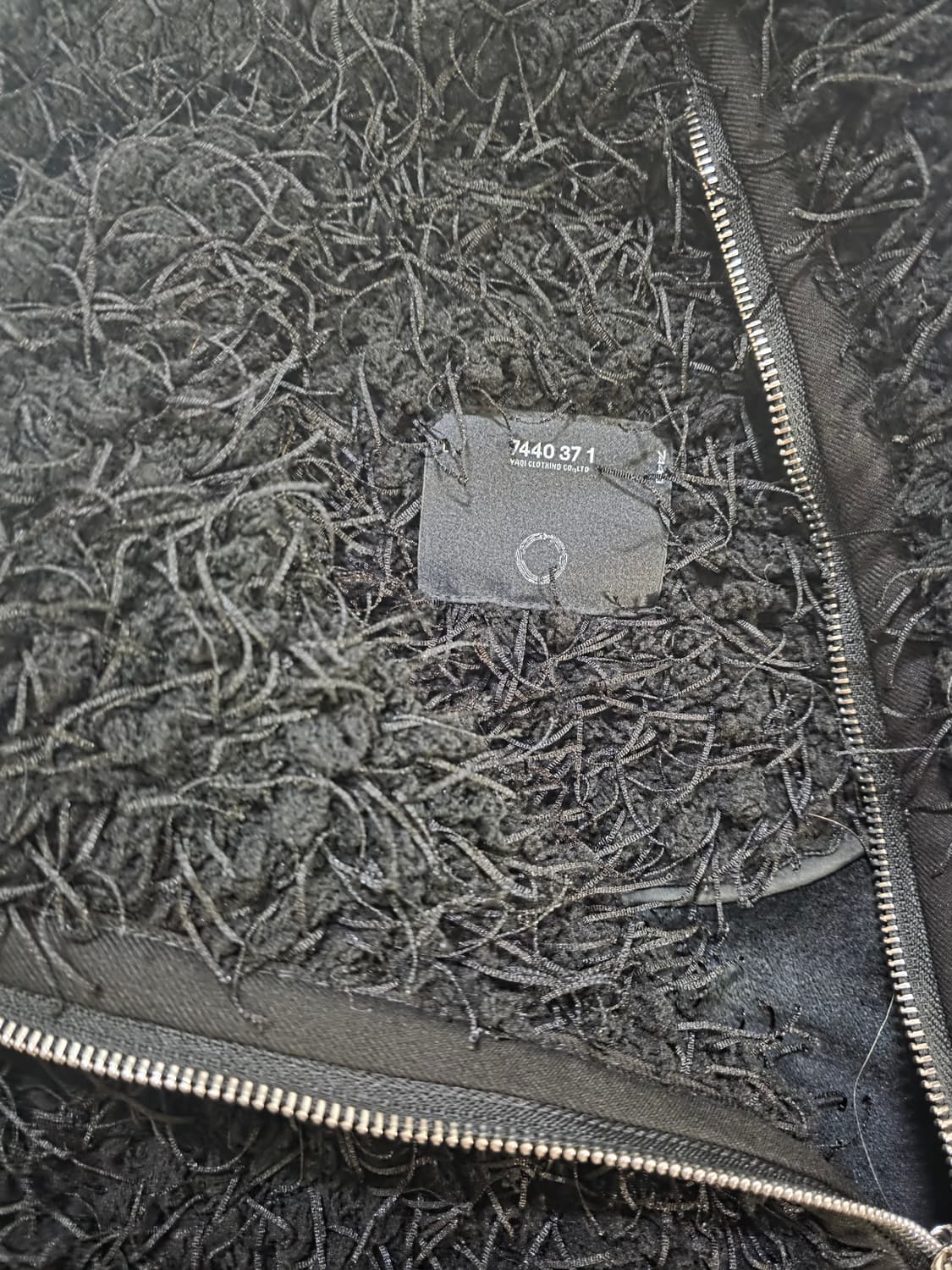 [7440-37-1] 텍스쳐 퍼 자켓 상품이미지2