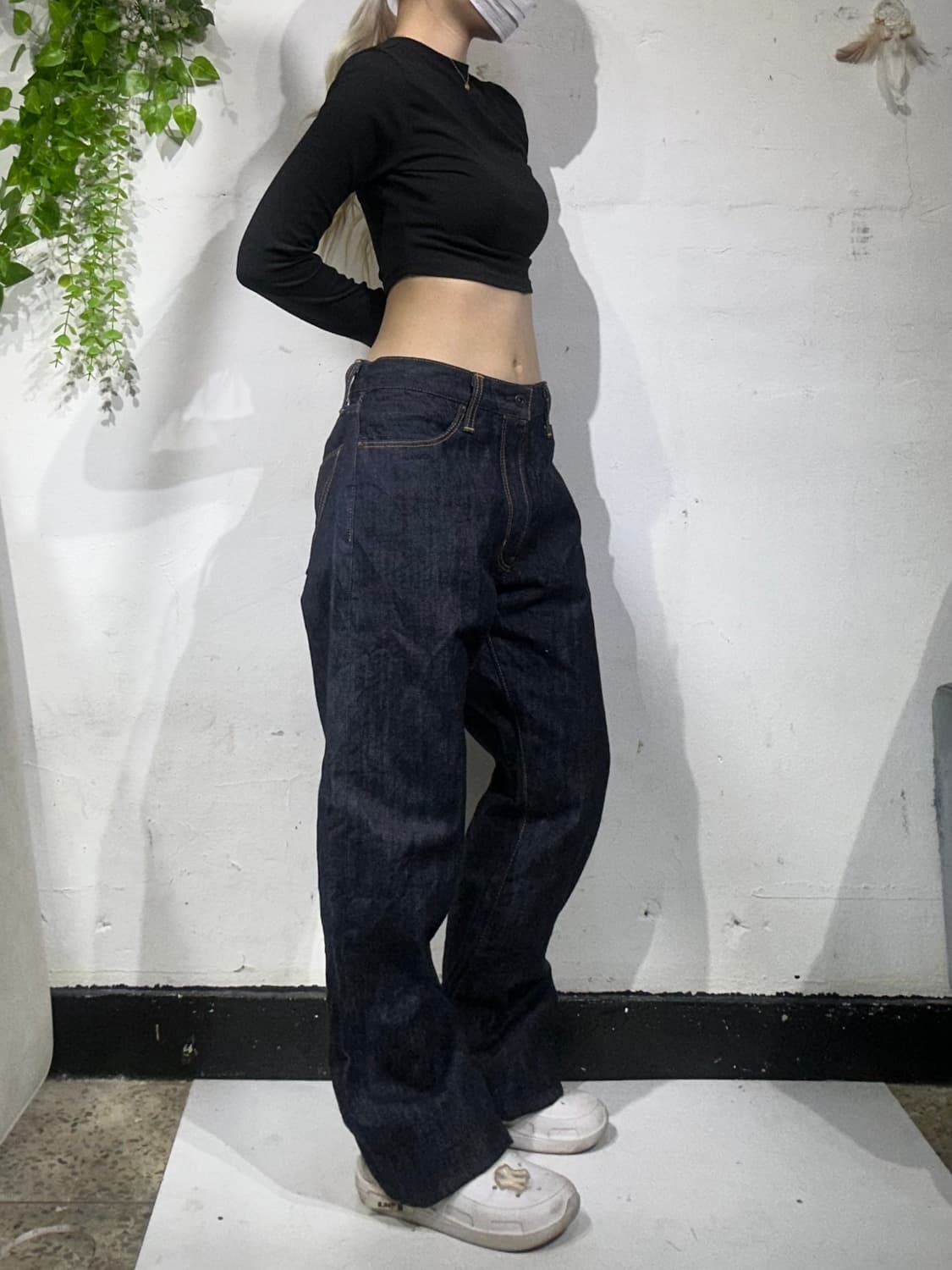 일본 빈티지 진청 백 넘버 니폰 생산 셀비지 데님 팬츠 청바지 상품이미지1