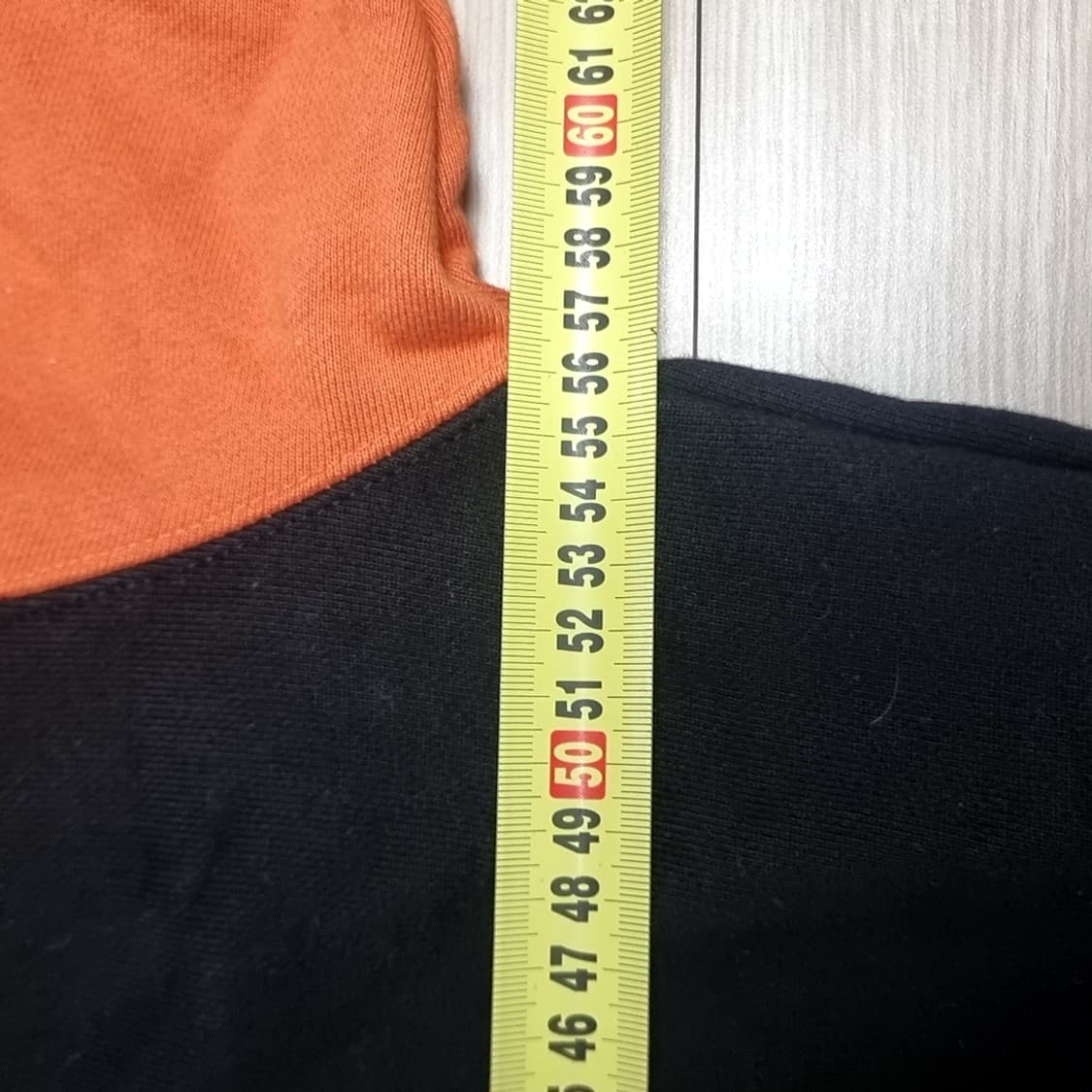 THEVINYLCHOUSE 블랙/오렌지 맨투맨 티셔츠(m) 상품이미지5