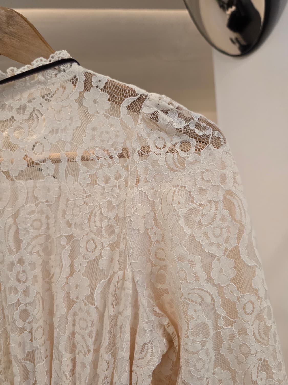 아이보리  레이스 롱 원피스 상품이미지8