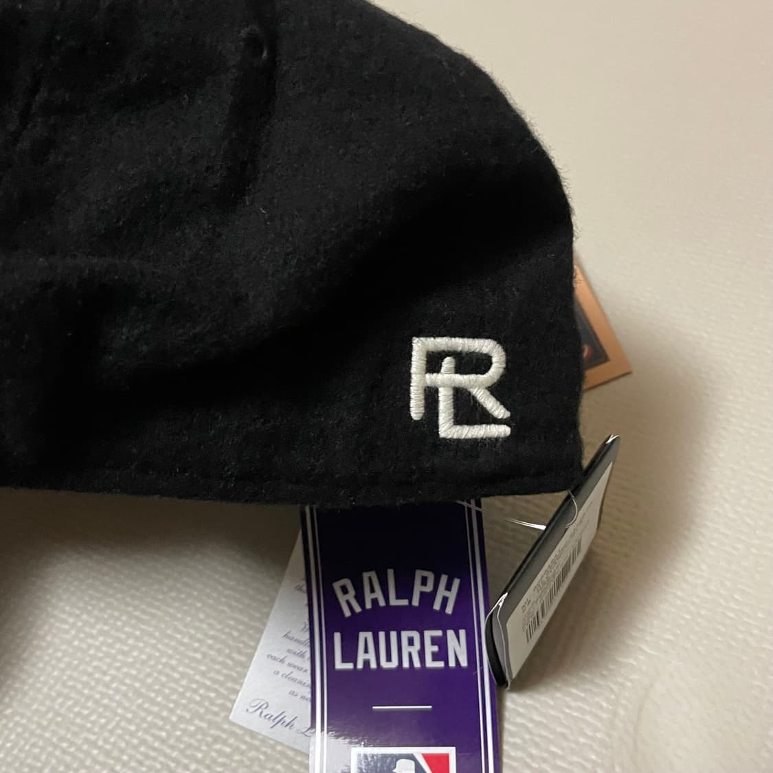 [75/8] 랄프로렌 퍼플라벨 x 뉴에라 캐시미어 레트로 크라운 캡 상품이미지5