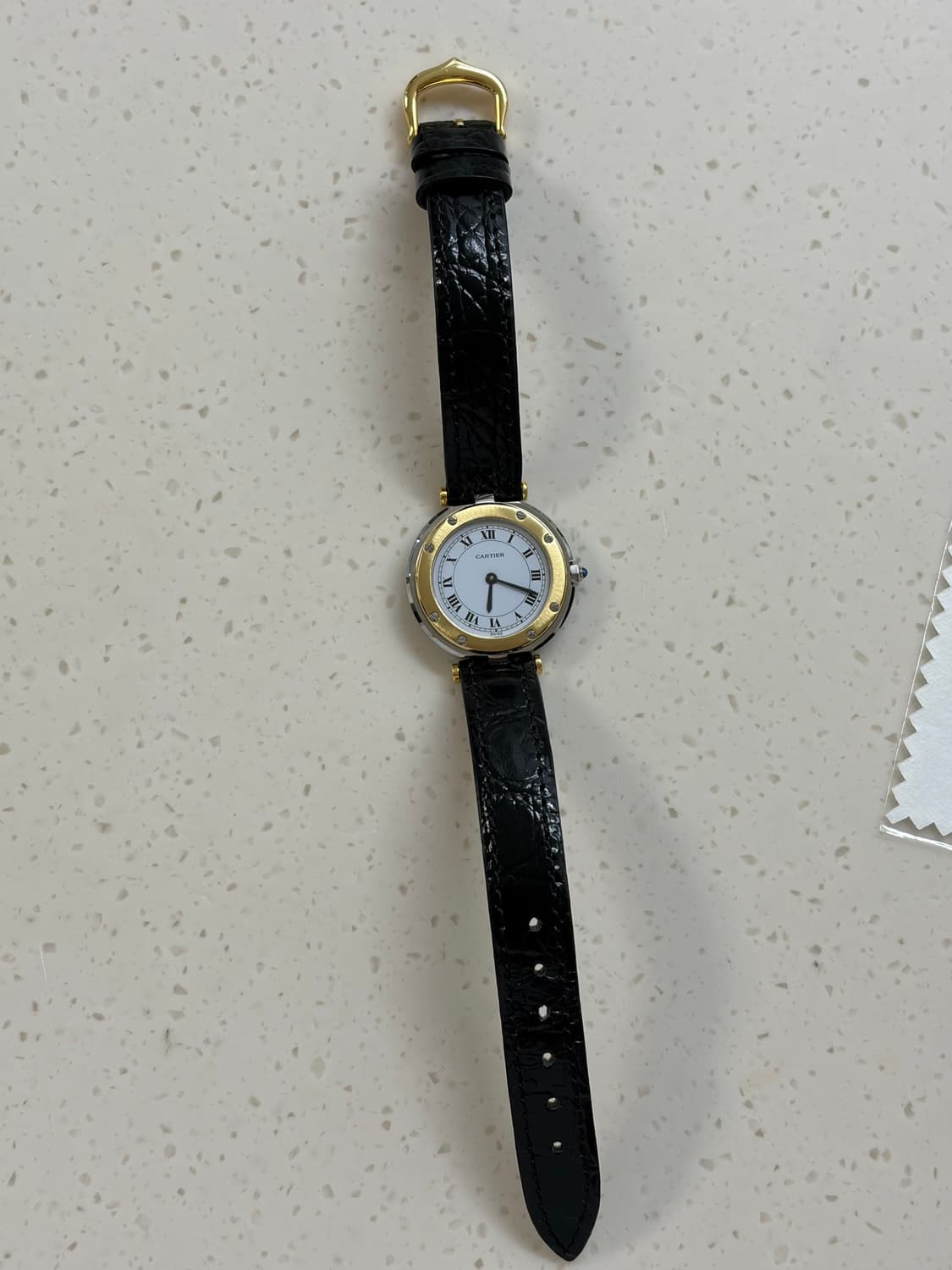 CARTIER santos round 시계 상품이미지5
