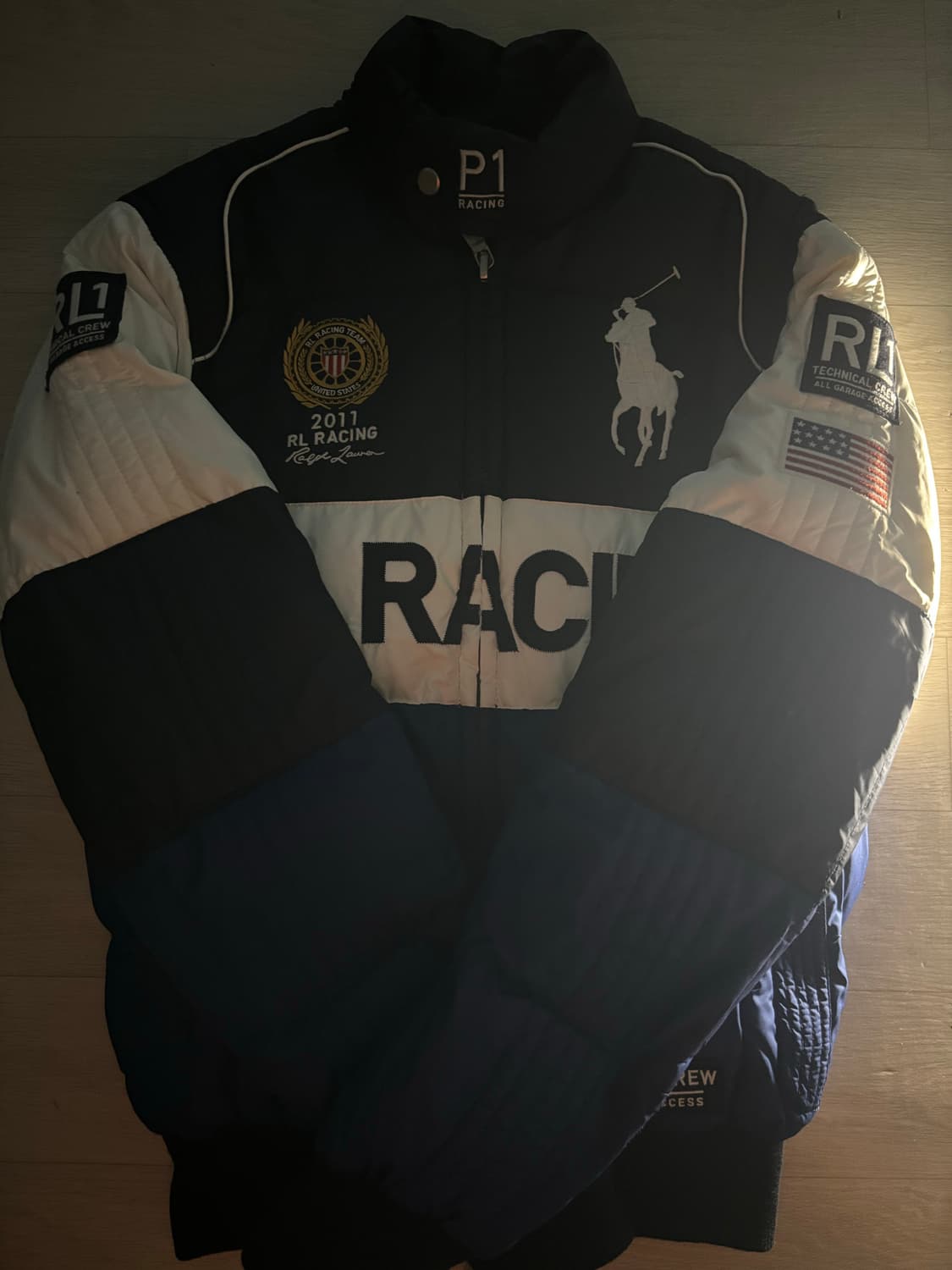 (정품)폴로 빅포니 레이싱 패딩 S 상품이미지1