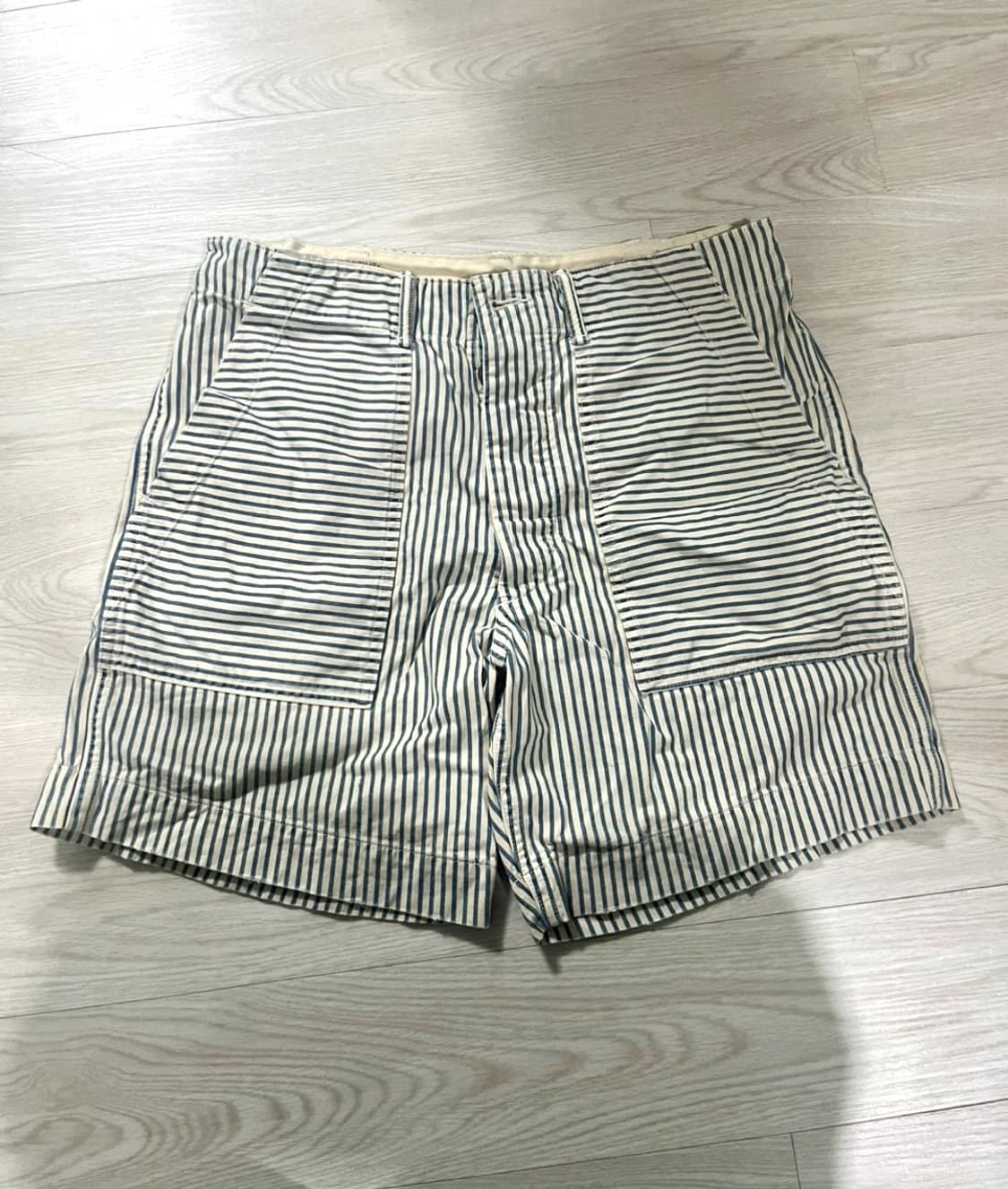 RRL 더블알엘  스트라이프 코튼린넨 필드쇼츠 반바지/30 상품이미지1