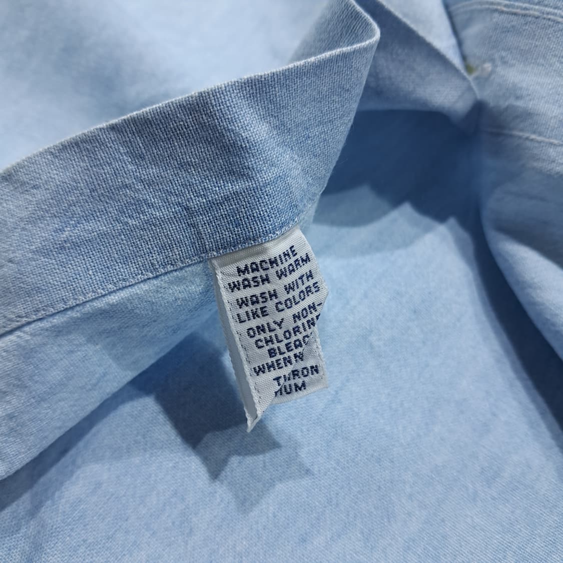 CL493 L 폴로 00s 코튼 멀티포니 샴브레이 셔츠 남방 상품이미지5