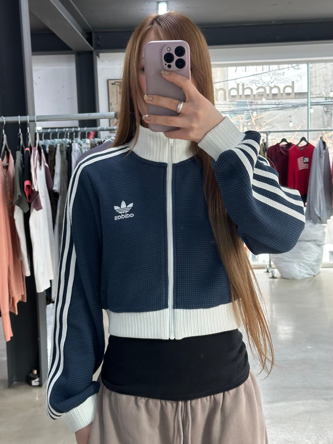 아디다스 와플 크롭 트랙탑 져지 상품이미지1