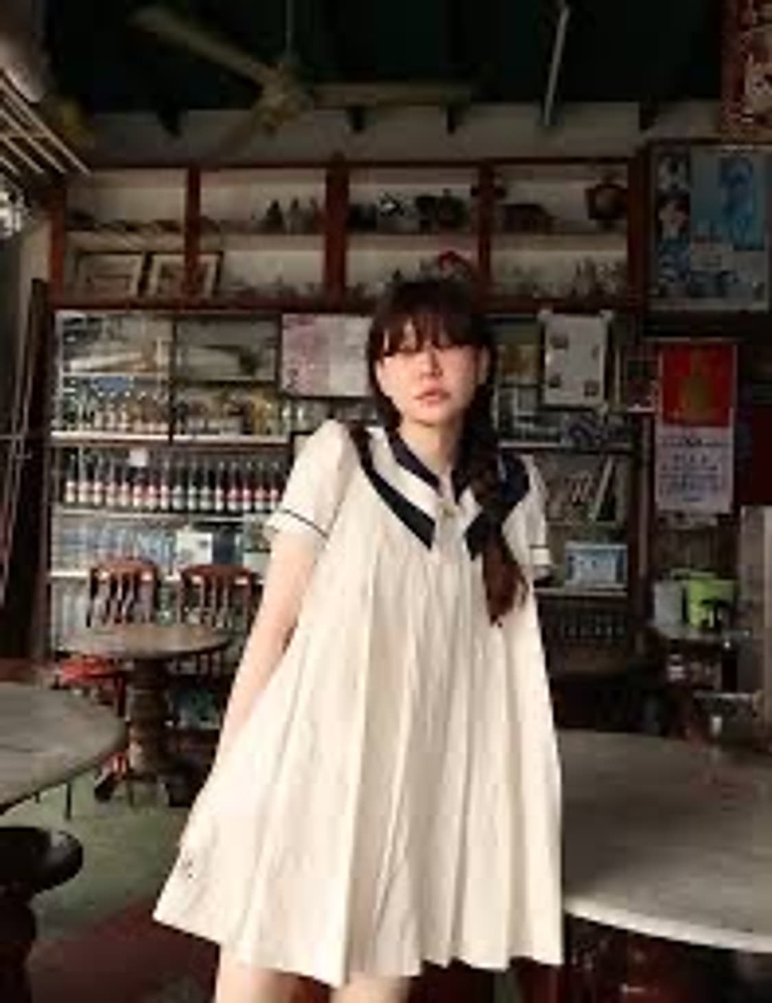 Freckle 세일러 원피스 상품이미지2