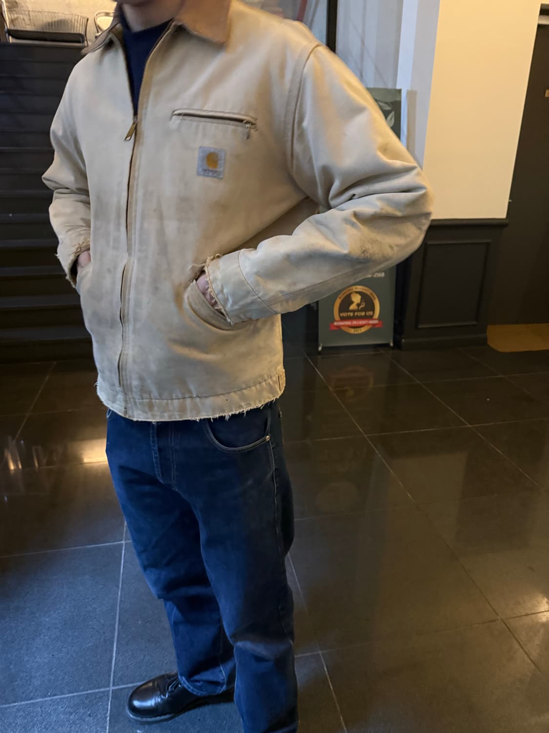 90‘s 칼하트디트로이트 자켓 상품이미지3