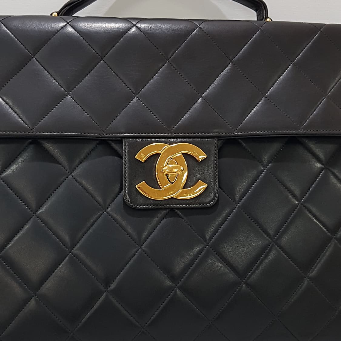 샤넬 클래식 램스킨 CC로고 브리프케이스 상품이미지2