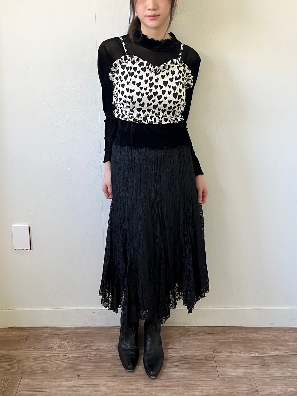 SHEENA DEL RAY 하트 뷔스티에 탑 상품이미지7