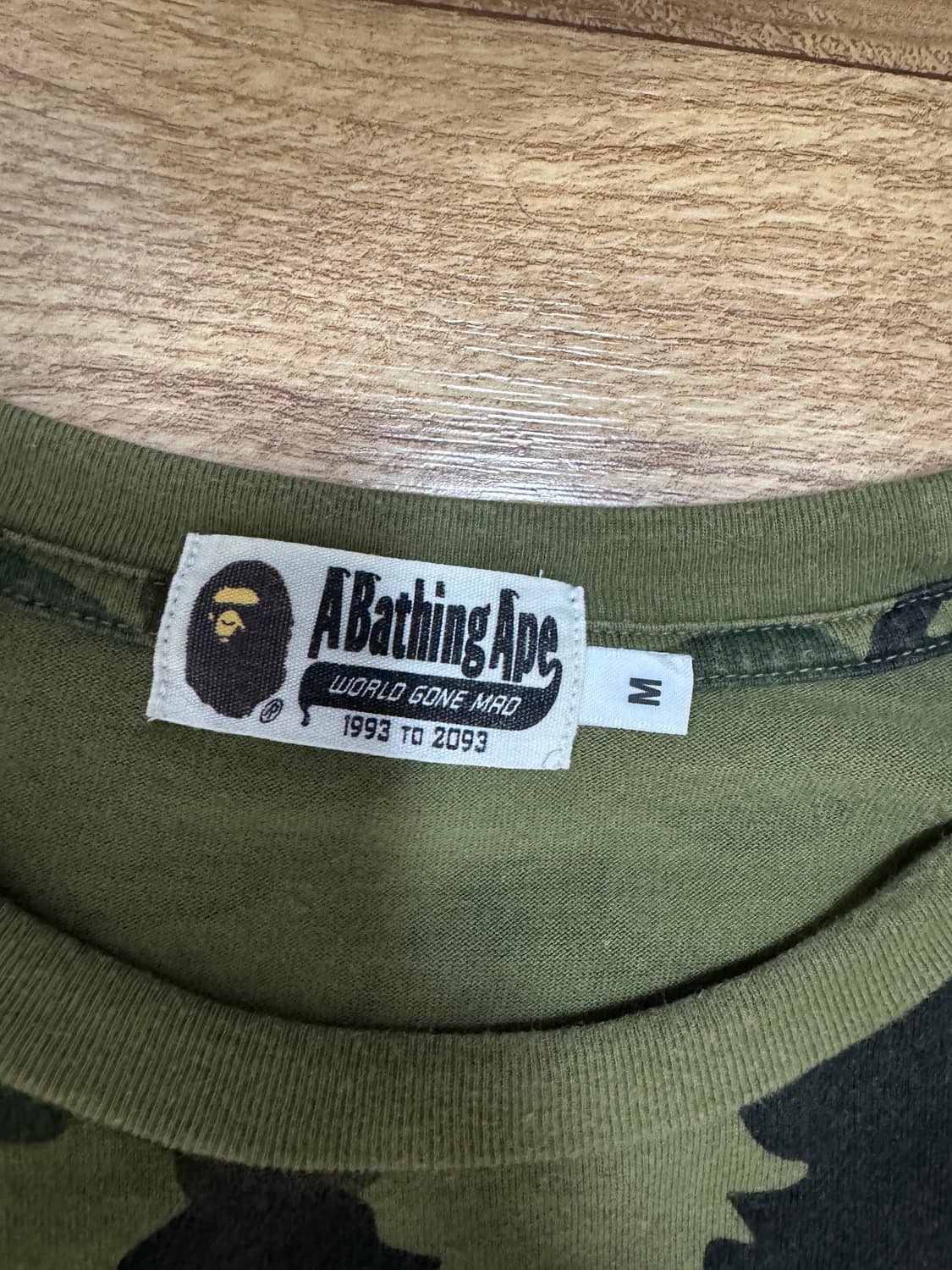 (희귀)베이프 녹계 롱슬리브(우먼스M) 상품이미지2