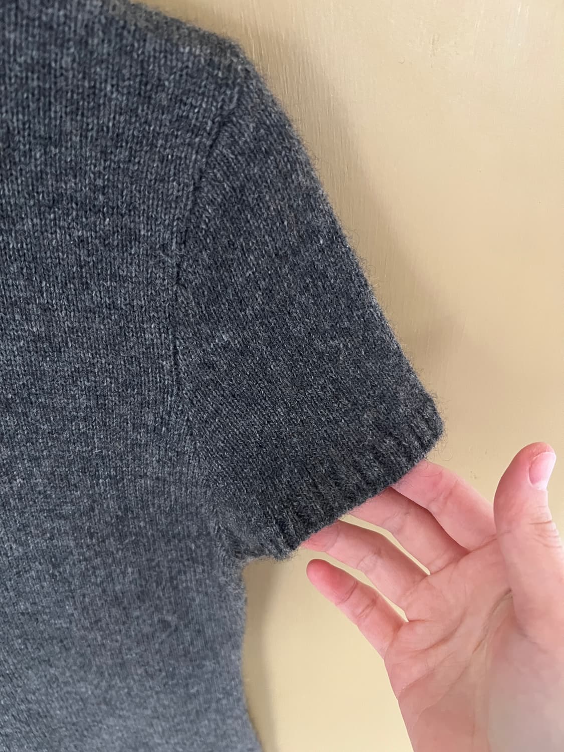 랄프로렌 카멜 100% 터틀넥 숏슬리브 니트 상품이미지5