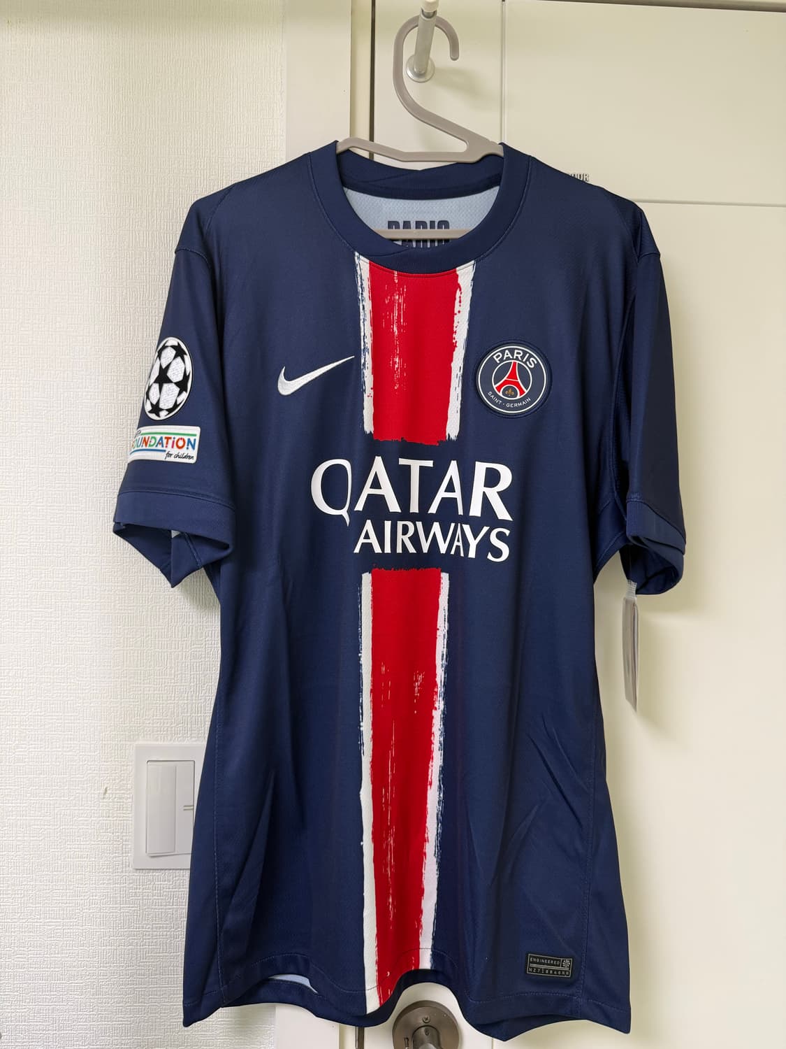 24/25 파리생제르망(PSG) UCL 홈 유니폼 상품이미지1