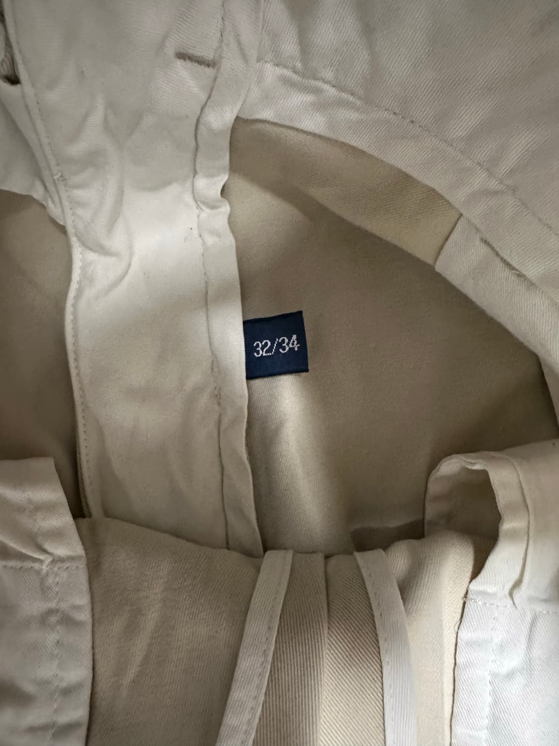 90s 빈티지 폴로 치노팬츠 아이보리 리버스플리츠 상품이미지5