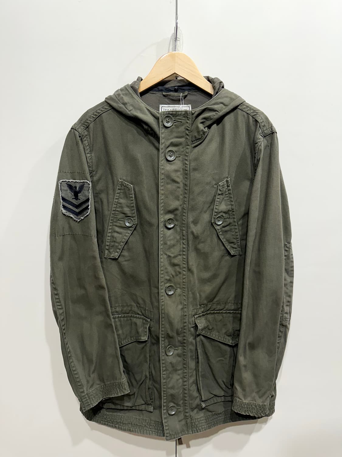 리바이스 밀리터리 야상 후드 자켓 상품이미지1