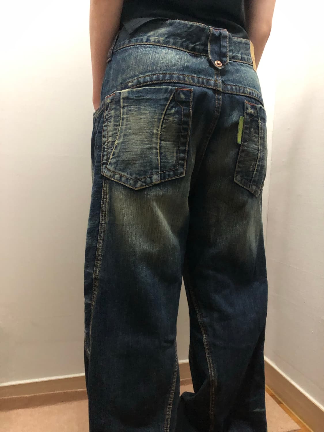 빈티지 데님 펑크 워싱 팬츠 상품이미지8