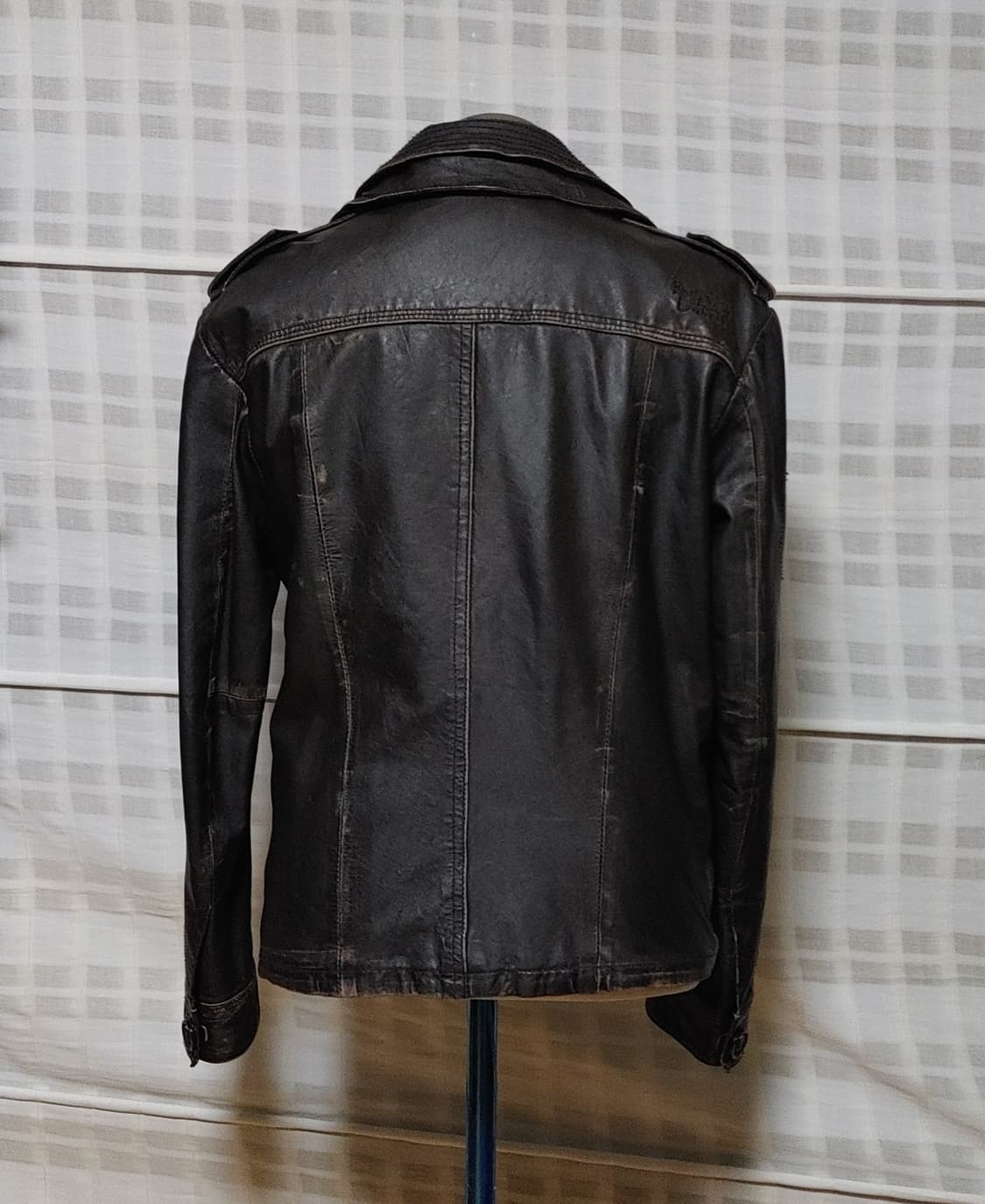 (100% 가죽) 슈퍼드라이 브라운 가죽 자켓 M (95~100) 상품이미지2