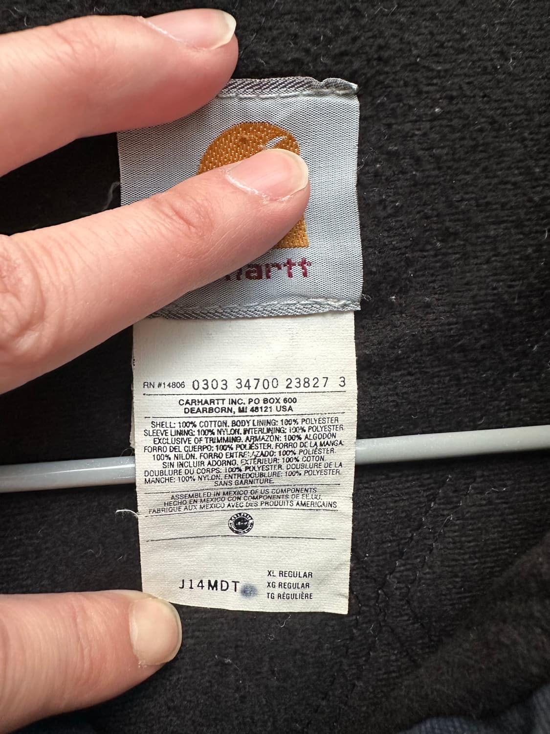 칼하트 j14 mdt xl 산타페 자켓 상품이미지5