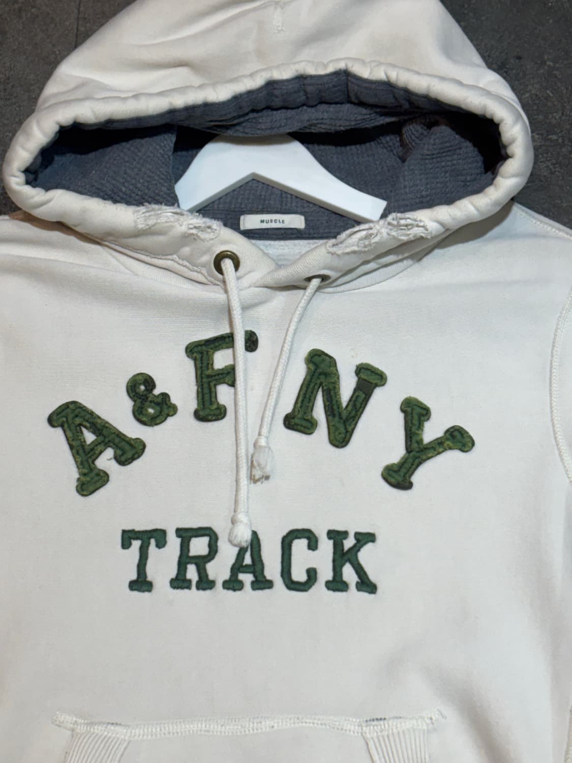 아베크롬비 올드스쿨 트랙 후드티 L 상품이미지4