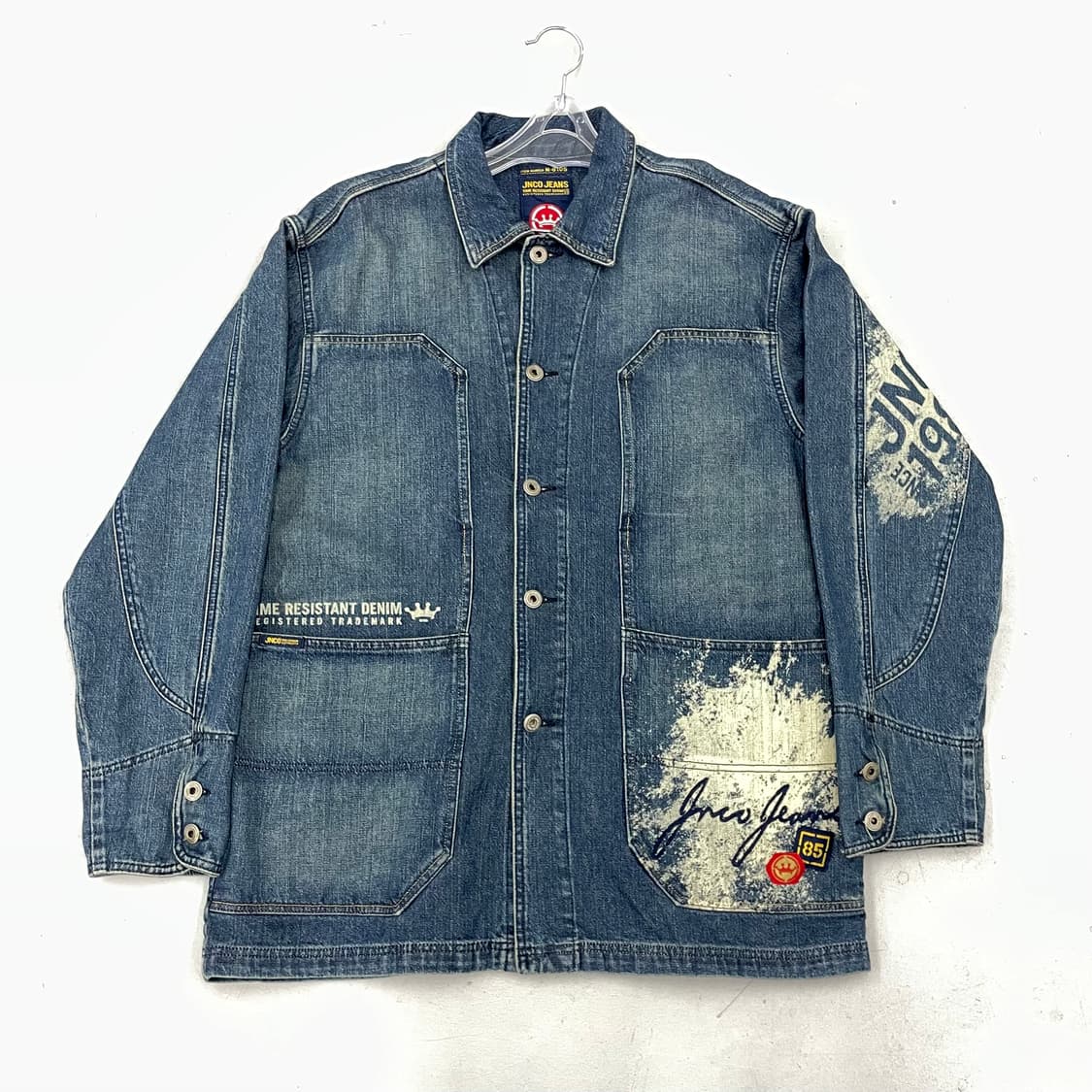 JNCO 징코 진코 90s 올드스쿨 초어 데님자켓 상품이미지1