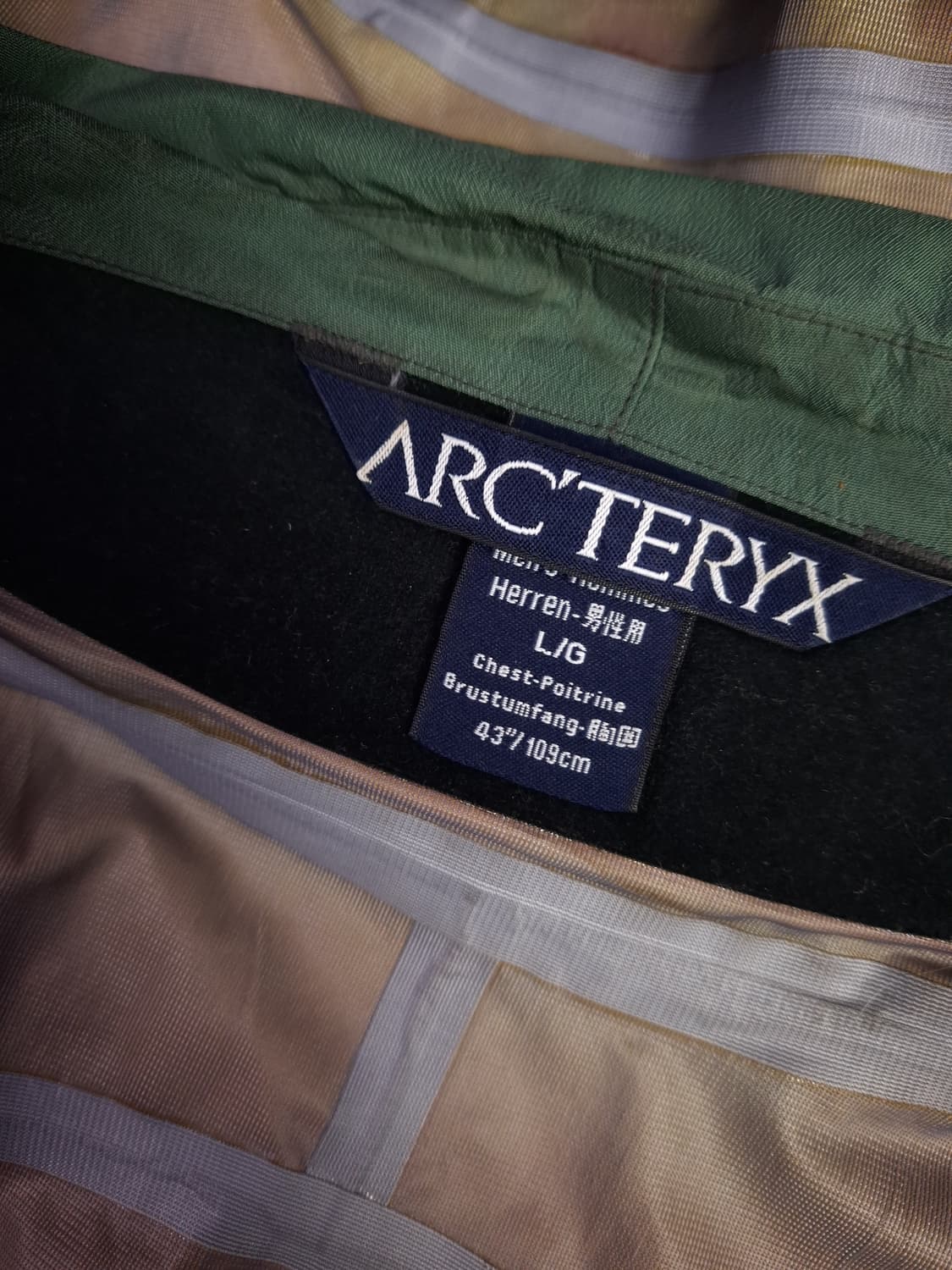 오리지날 구형 아크테릭스 사이드와인더 XCR 고어텍스 자켓 상품이미지2