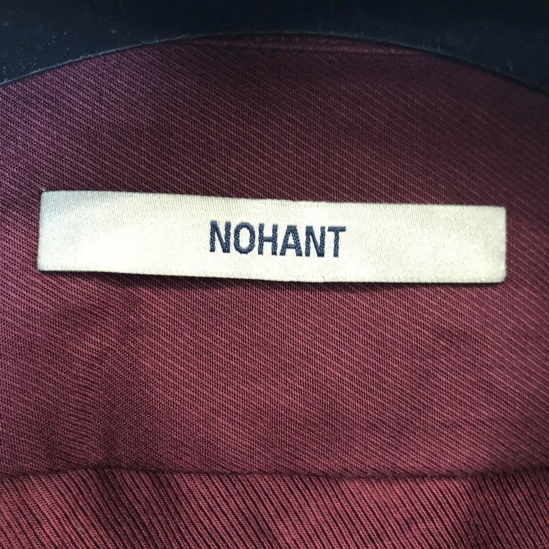 NOHANT 노앙 버건디셔츠 L 상품이미지5