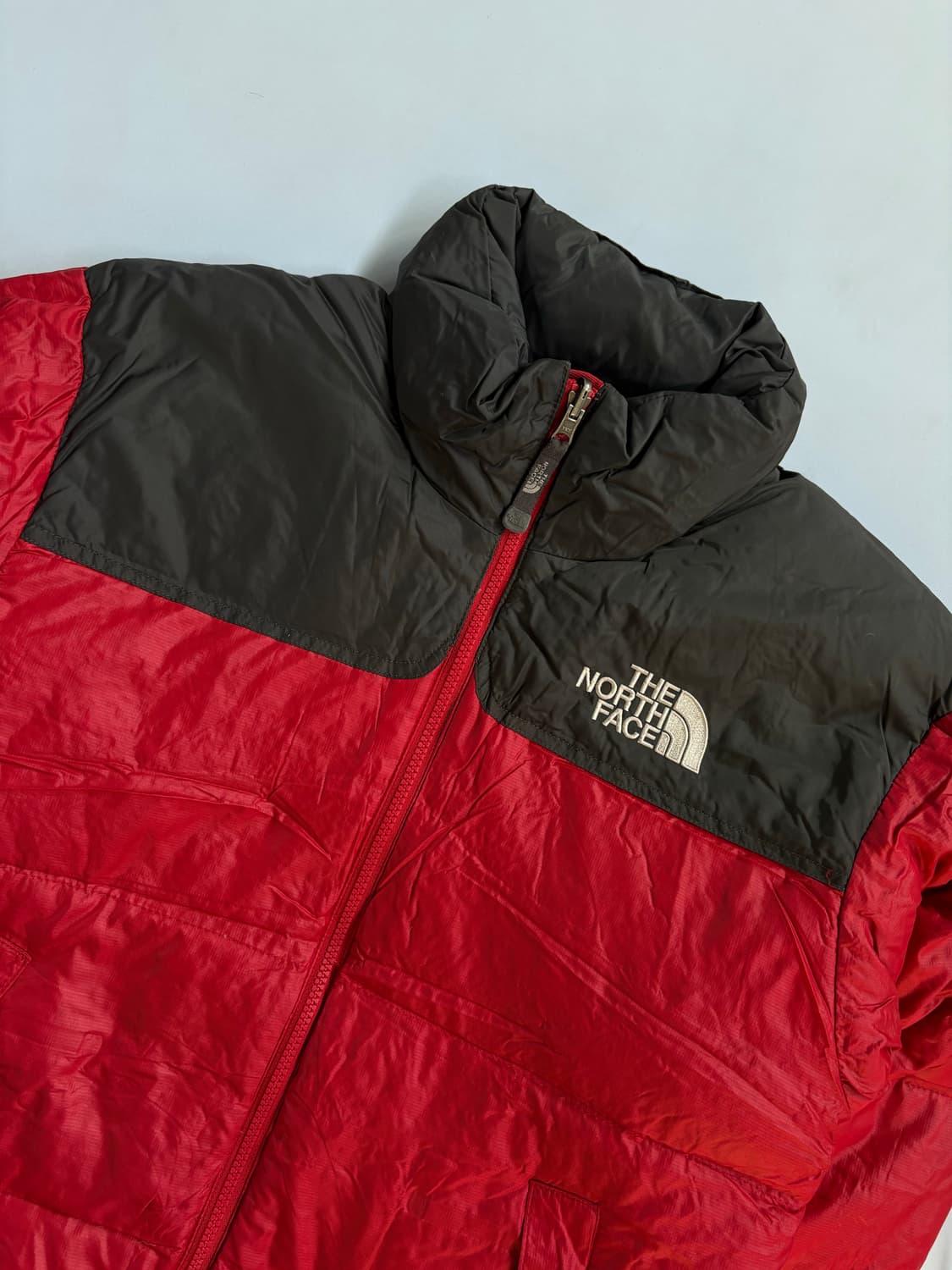 노스페이스 눕시 레드 패딩 상품이미지1