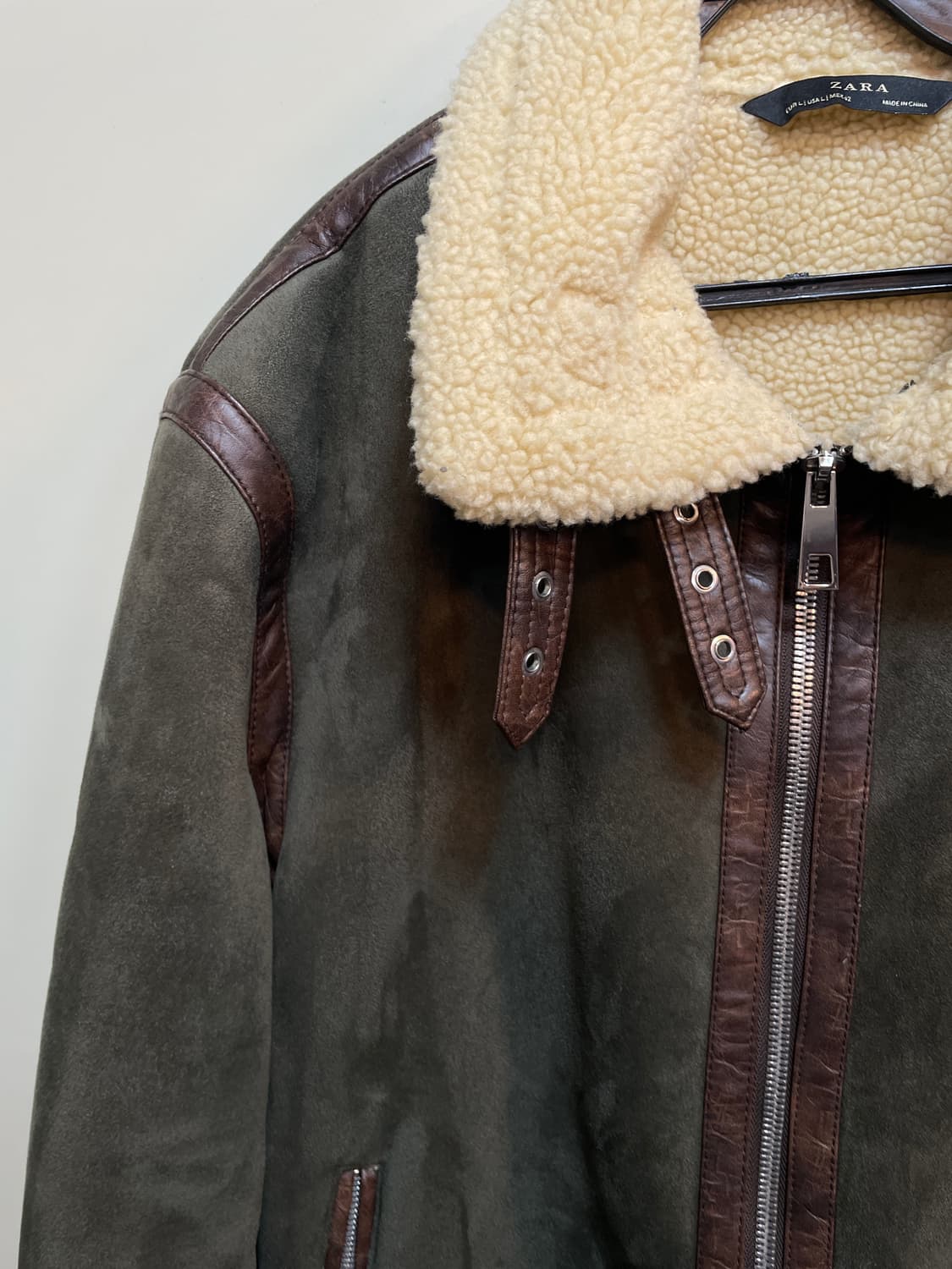 자라 에코 스웨이드 무스탕 상품이미지3