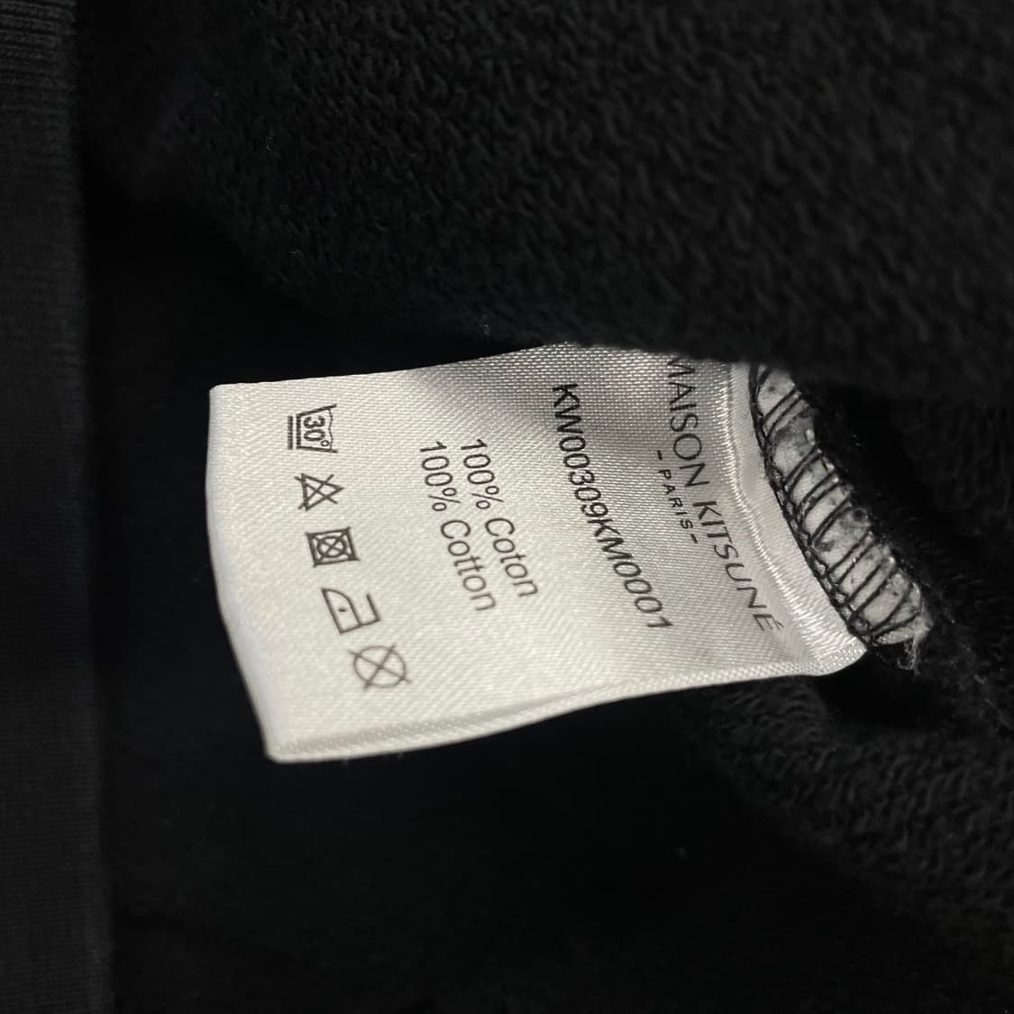 메종키츠네 드레스드 폭스 맨투맨 블랙 상품이미지6