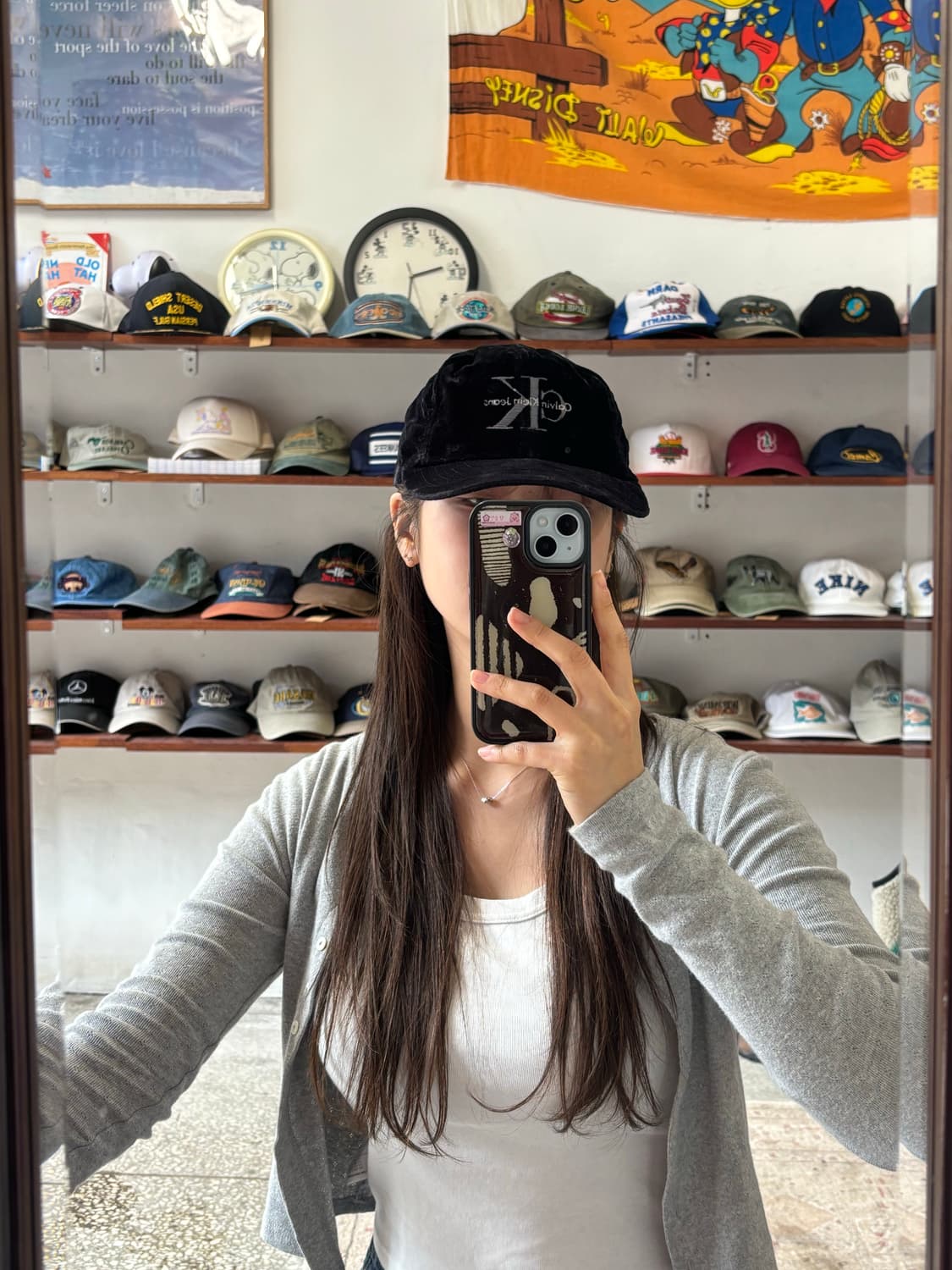 캘빈클라인 벨벳 햇 상품이미지2