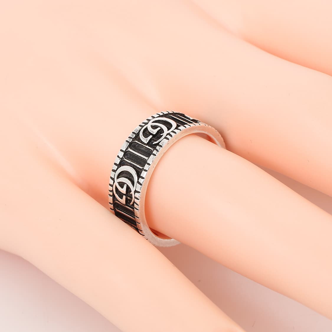 구찌 실버 반지 GG 마몽 더블 G 실버링 21호 551899 상품이미지7