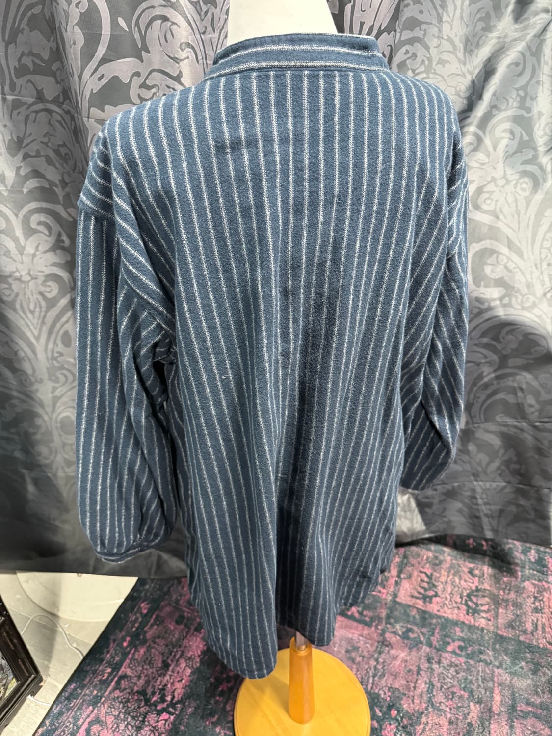 보헤미안 스트라이프 레이스 롱 자켓 상품이미지3