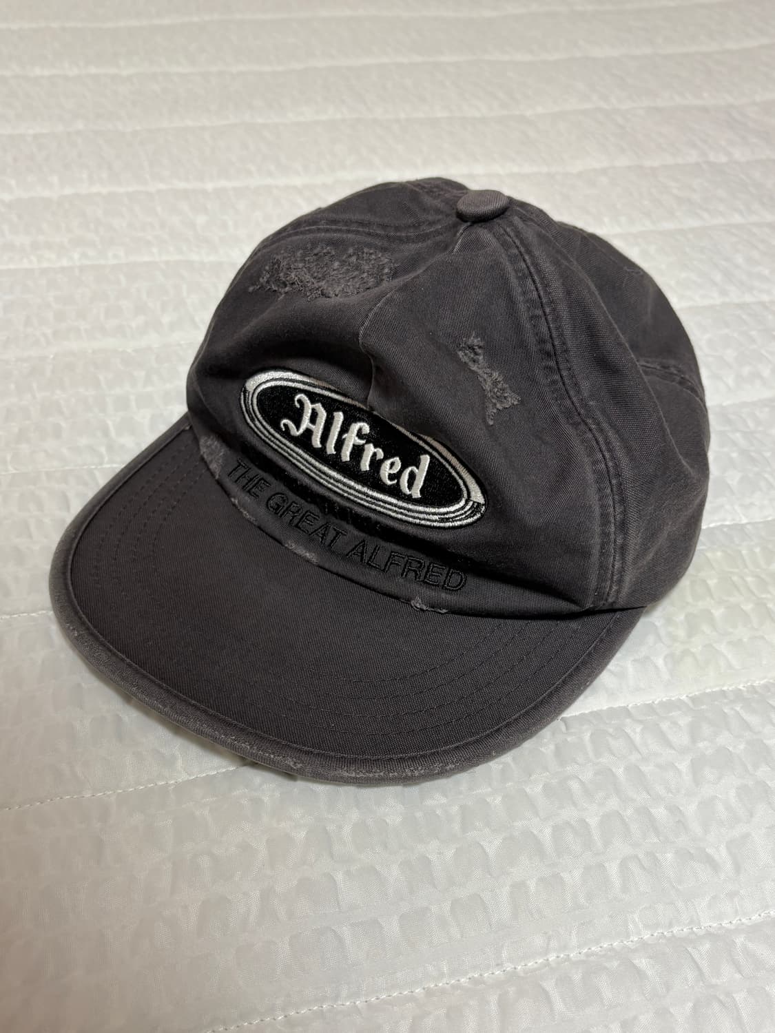 헤리티지플로스 알프레드 디스트로이드 워크캡 차콜 상품이미지1