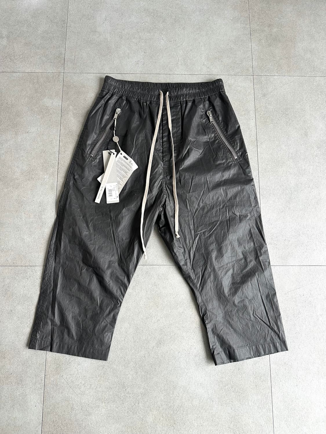 릭오웬스 20ss TECUATL 코팅 사루엘 팬츠 상품이미지4