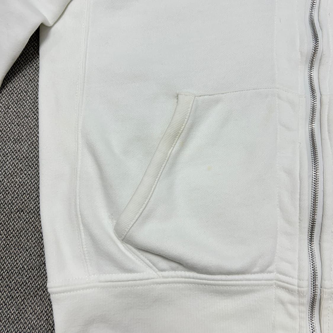 폴로 빅포니 화이트 후드집업(L) 상품이미지4