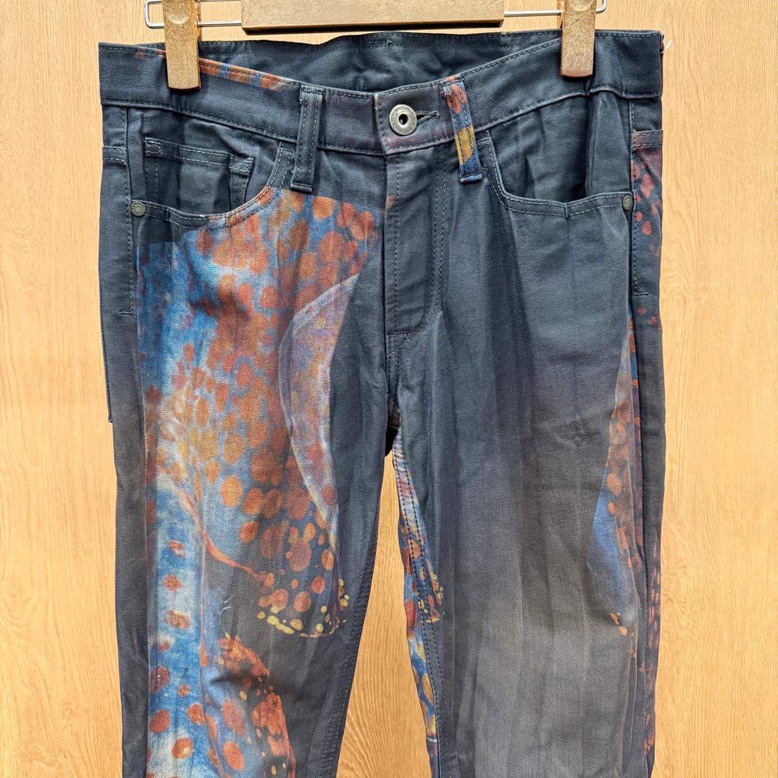 이세이미야케 맨 멀티 패턴 프린팅 유니크 아트 그래픽 팬츠 상품이미지4