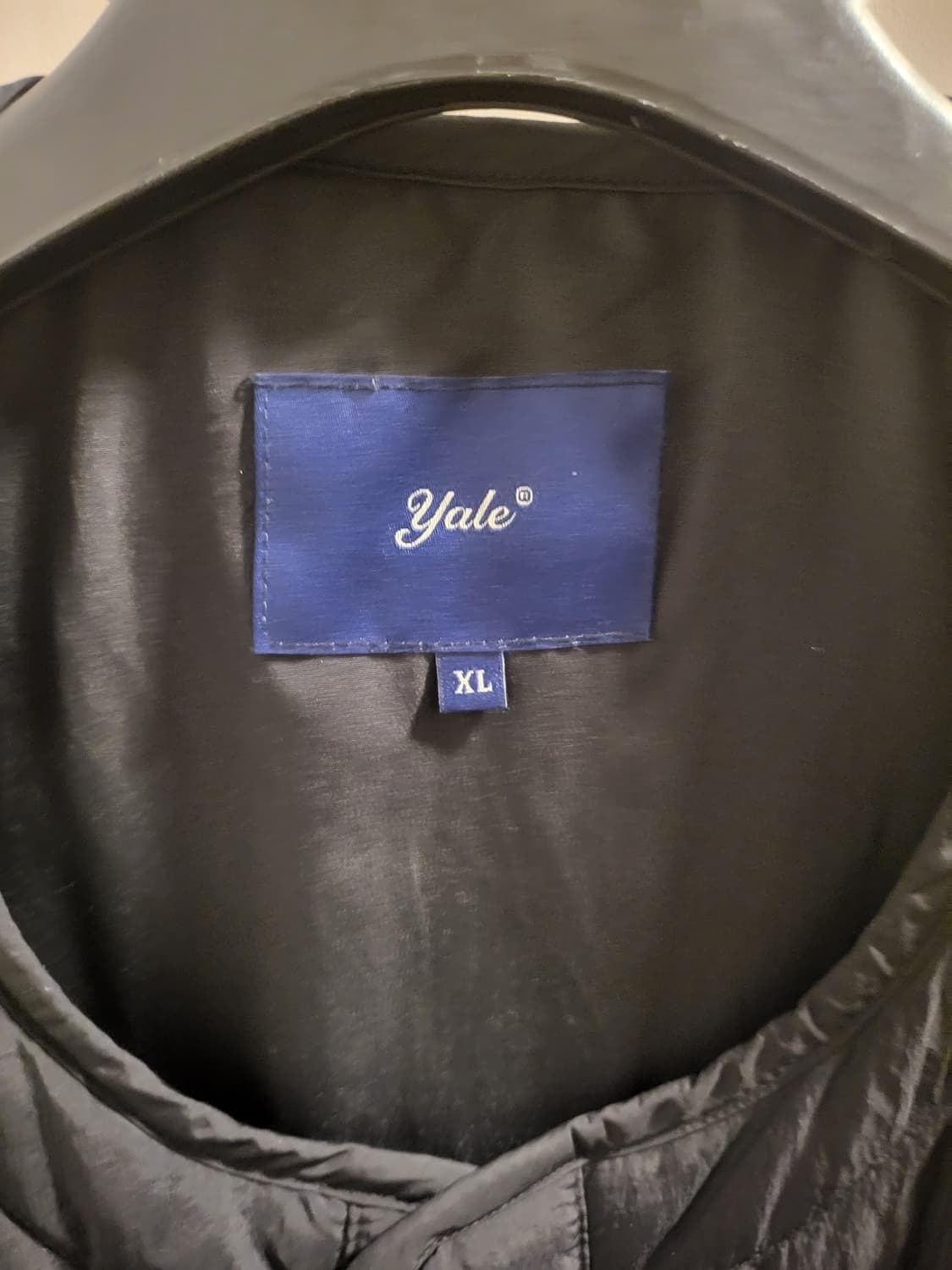 Yale 예일 퀼팅 경량패딩 자켓 블랙 XL 상품이미지3