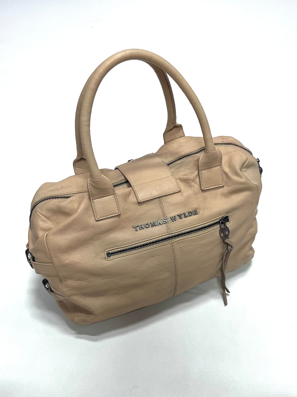 THOMAS WYLDE 스컬 레더 보스턴백 상품이미지6