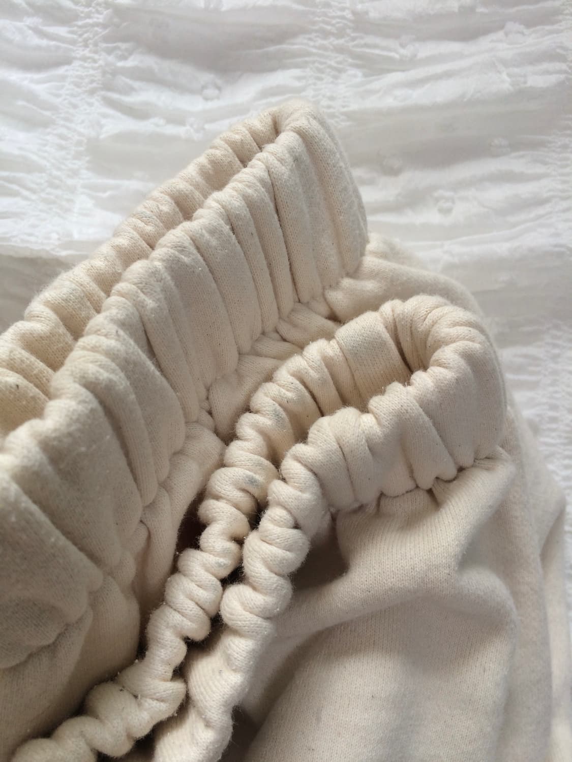 브랜디멜빌 기모 조거 트레이닝 팬츠 크림 아이보리 상품이미지6