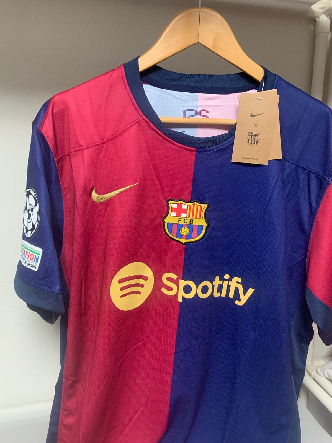 바르셀로나 24/25 홈 반팔 NO.8 페드리 상품이미지1