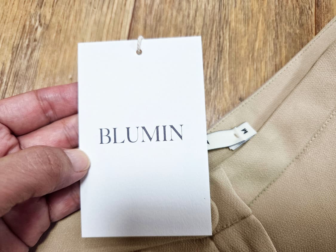 블루민(BLUEMIN) 베이지 반바지 66 새상품 상품이미지5