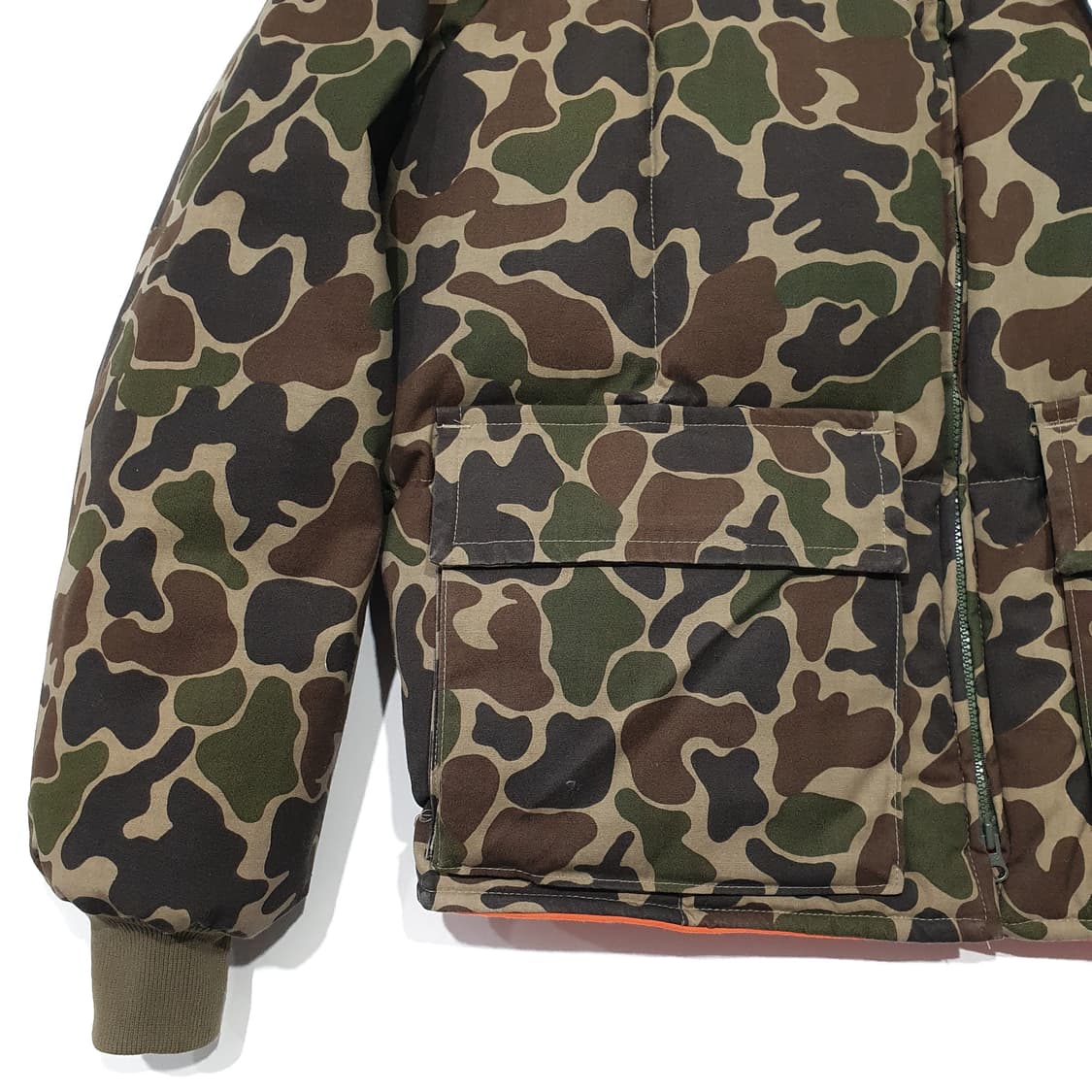 80s 에디바우어 카모 다운 자켓 리버시블 42 (105) 상품이미지3